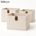 Rellavyn™ Premium Linen Closet Storage Bins, Set of 3