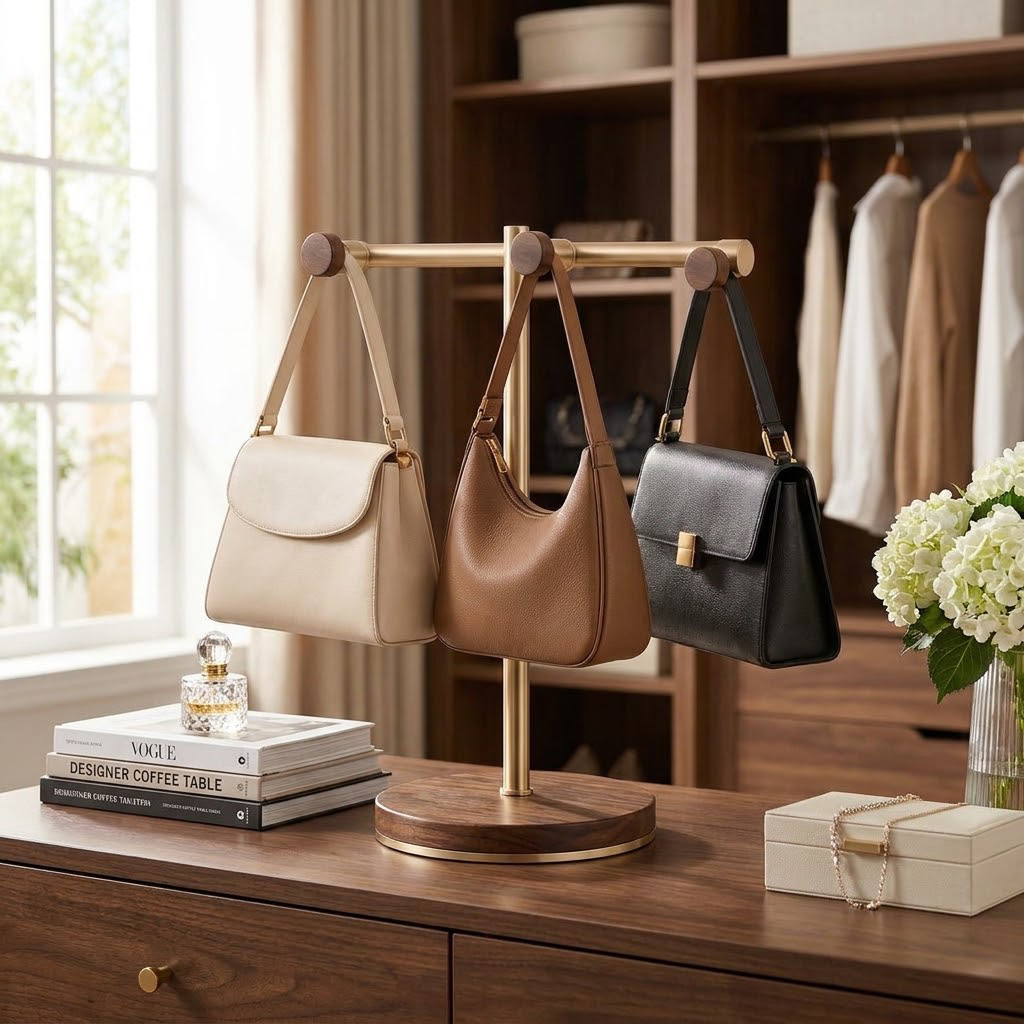 Rellavyn™ Freestanding Handbag Display and Storage Rack