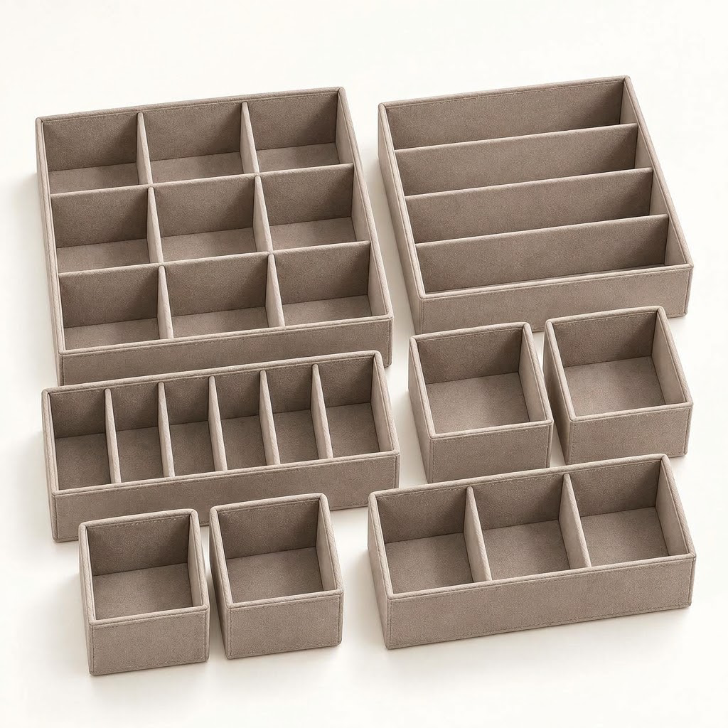 Rellavyn™ Modular Fabric Drawer Organizer Set